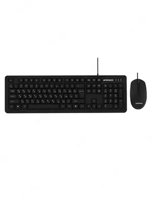 Комплект проводная клавиатура + мышь Avtech C305 Black
