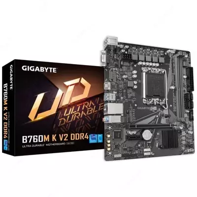 Материнская плата Gigabyte B760M-K V2 / DDR4 / LGA 1700