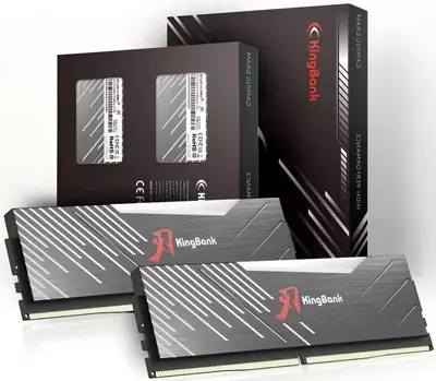 Tezkor xotirasi Kingbank Sharp DDR5 32GB (2x16GB) 6000MHz CL30