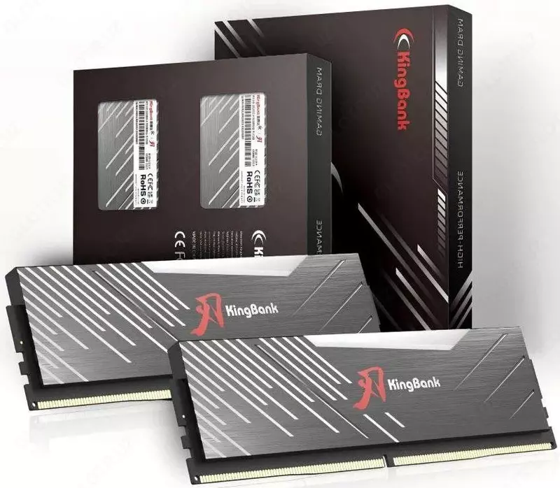 Tezkor xotirasi Kingbank Sharp DDR5 32GB (2x16GB) 6000MHz CL30