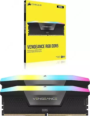 Оперативная память Corsair Vengeance RGB DDR5 32GB (2x16GB) 6000MHz
