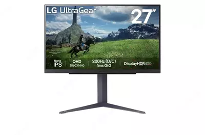 27" Монитор LG UltraGear 27GS85Q-B 2k QHD (27GS85Q-B.ADG)