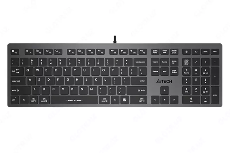 A4Tech FX50 kulrang simli klaviaturasi