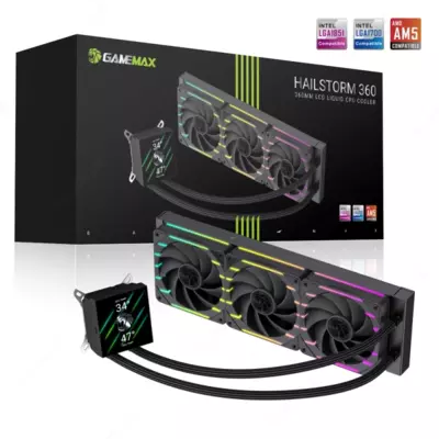 GameMax HAILSTORM 360 sovutish tizimi
