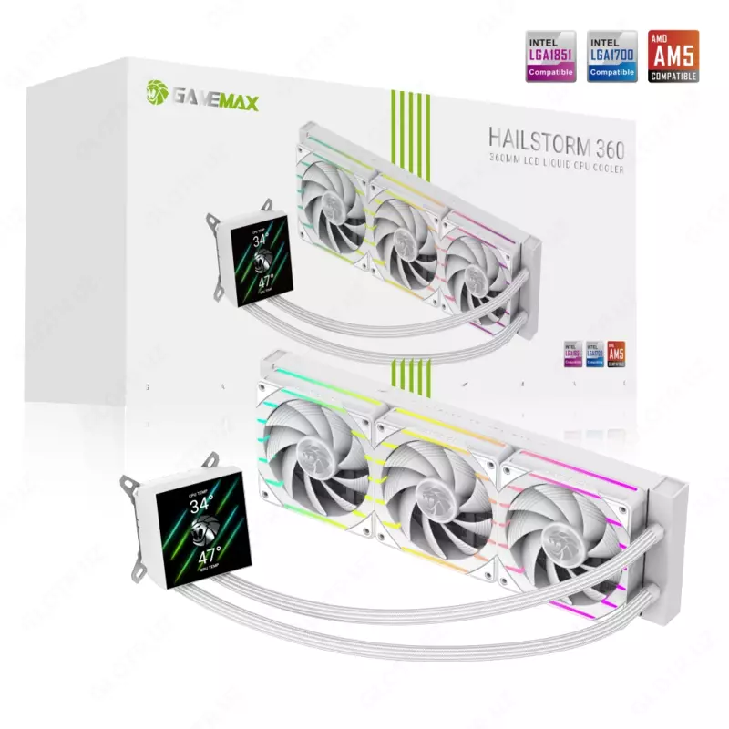 GameMax HAILSTORM 360 sovutish tizimi