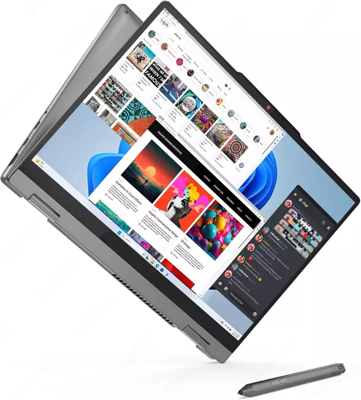 Lenovo IdeaPad 5 2-in-1 noutbuki (i7-13620H / DDR5 16GB / SSD 512GB / 14" WUXGA OLED / Sensorli ekran / 360 daraja ochiluvchi / Qalam bilan)