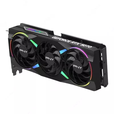 PNY GeForce RTX 5070 ARGB EPIC-X RGB OC uch ventilyatorli 12 GB GDDR7 video kartasi