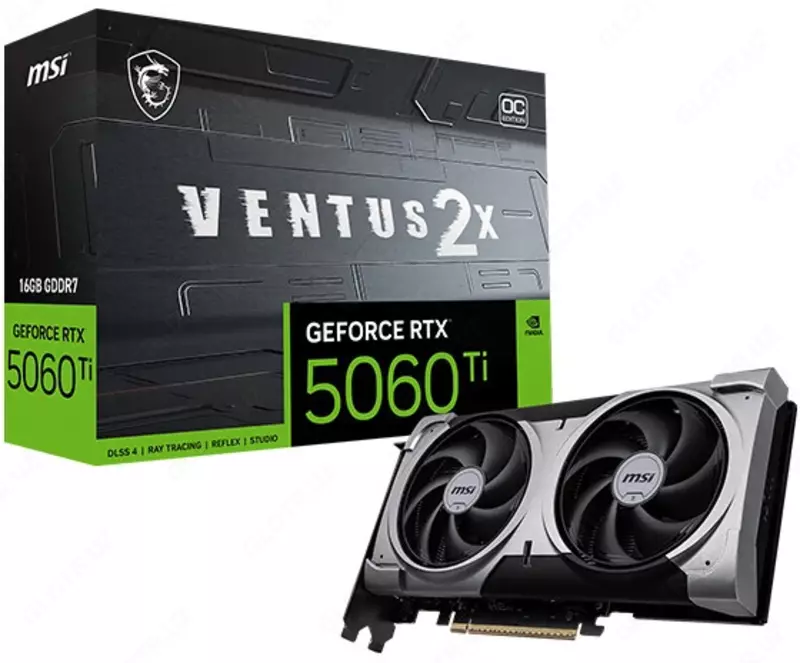 Видеокарта MSI GeForce RTX 5060 Ti 8GB VENTUS 2X OC PLUS