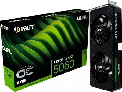 Видеокарта Palit GeForce RTX 5060 Dual 8GB GDDR7