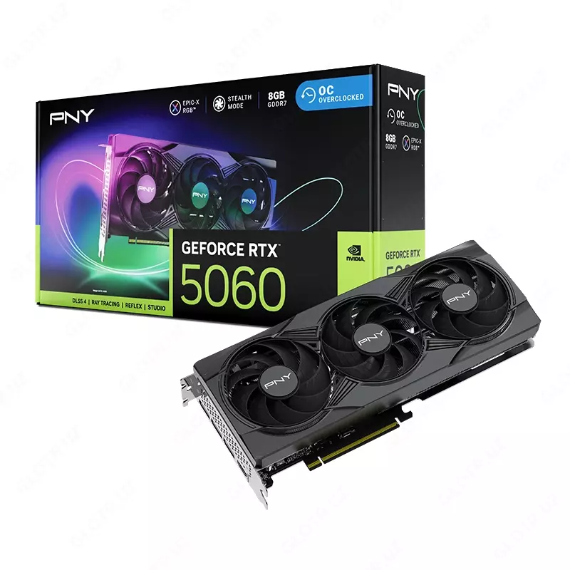 PNY GeForce RTX 5060 8 GB GDDR7 video kartasi
