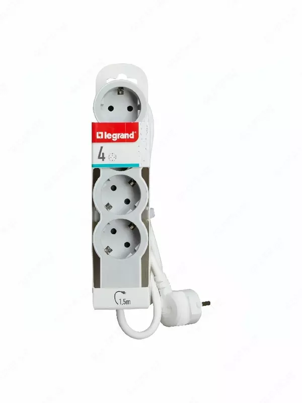 Удлинитель Legrand 694552 4 розетки (1.5 метра)