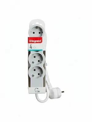 Legrand 694552 4 ta rozetkali uzaytirgich (1,5 metr)