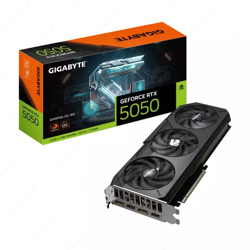 Gigabyte GeForce RTX 5050 GAMING OC 8GB video kartasi