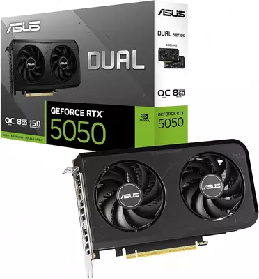 ASUS Dual GeForce RTX 5050 OC 8GB video kartasi