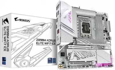 Материнская плата Gigabyte Z890 AORUS Elite WiFi7 ICE