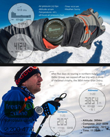  Shimoliy chekkadagi erkaklar sport soatlari (altimetr barometr  termometr  ob-havo kompas) - 