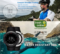   Shimoliy chekkadagi erkaklar sport soatlari (altimetr barometr  termometr  ob-havo kompas)