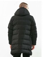   Новая мода с капюшоном теплая зимняя мужская куртка пальто и пуховики