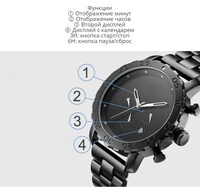   Sport suv o'tkazmaydigan moda qo'l soati