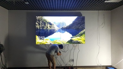 Установка видеостены формата 3х2 без учёта креплении и каркаса в г. Ташкент