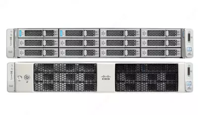 Rak o'rnatilgan server "Cisco" UCS C240 ​​M5 12 LFF-Gold 6138 – 512 GB (16x32 GB) – 8 x HD SAS 12G 2,4 TB