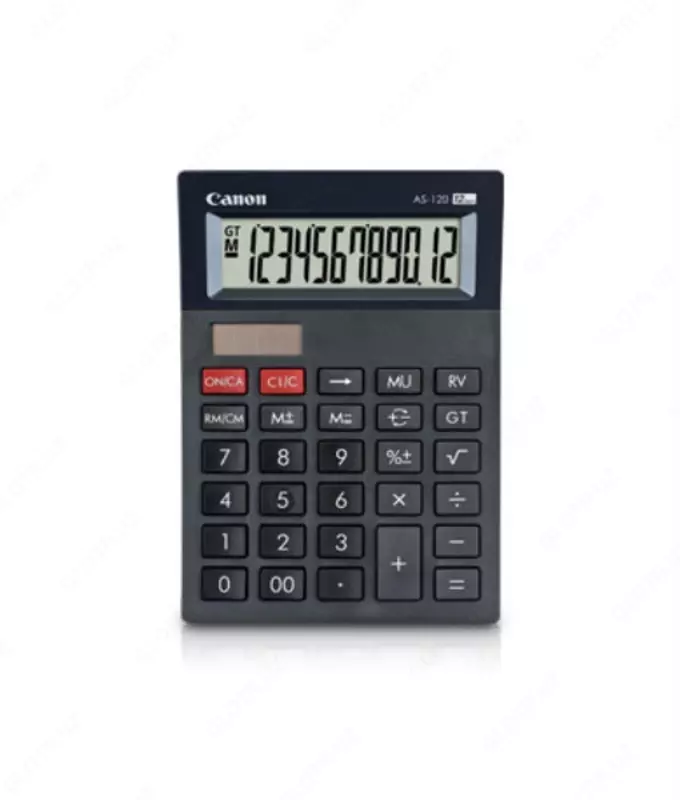 Калькулятор Canon AS-120 Карманный дисплей Серый артикул (4582B001AB)