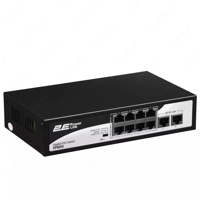 Коммутатор 2E PowerLink SP802F 10xFE