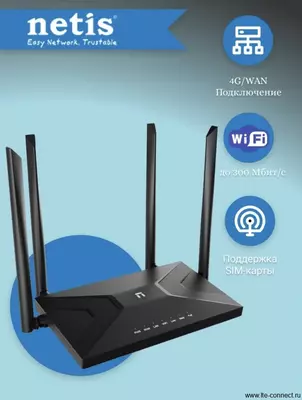Wi-Fi роутер Netis 4G LTE netis MW5360