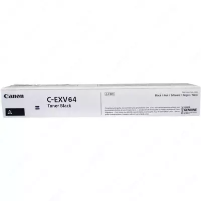 Canon C-EXV 64 Black — Canon imageRUNNER C39xx uchun qora lazerli toner kartriji, 38 000 bet 5753C002AB