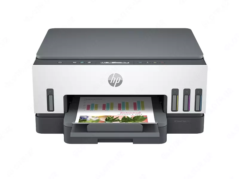 МФУ HP Smart Tank 720 — A4, 3-в-1, цветное струйное, CISS, двусторонняя печать, копирование ID, Wi-Fi, USB 2.0 6UU46A