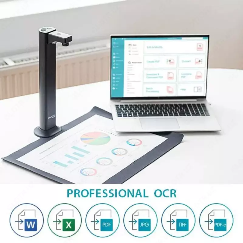 IRIScan Desk 7 Business — sun’iy intellekt bilan ishlov berish va OCR funksiyasiga ega professional A3 rangli skaner (4430V331)