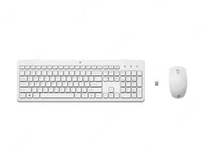 Simsiz klaviatura + sichqoncha to‘plami HP 230 Wireless Mouse and Keyboard Combo / White / RU / 3L1F0AA
