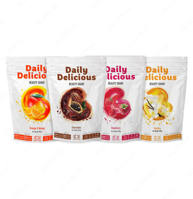 Дейли Делишес Бьюти Шейк малина/ваниль/шоколад