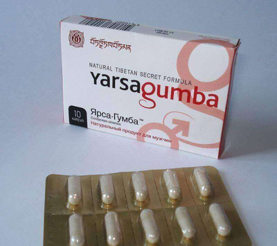 Капсулы ЯрсаГумба Yarsagumba для мужской потенции