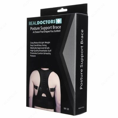 Корсет магнитный корректор осанки REAL DOCTORS posture support brace.