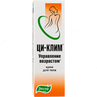 Ци-Клим крем для тела Фитоэстрогены и гиалуроновая кислота для обновления клеток эпидермиса и восстановления упругости и эластичности кожи