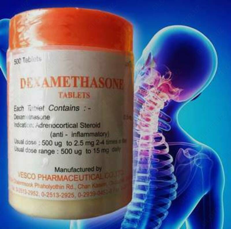  Дексаметазон (Dexamethasone) для суставов купить в Ташкенте. 500 таблетка. - 