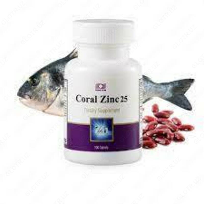 Coral zink 25 (Корал Цинк 25) таблетки 100 шт от Coral Club