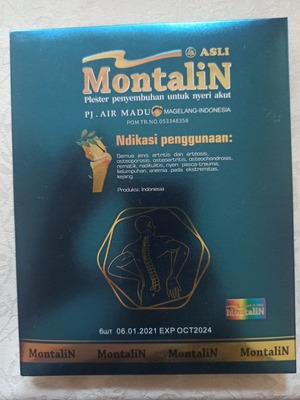 O'tkir og'riqlar uchun tibbiy gips Montalin (Montalin) Toshkentda sotib olinadi