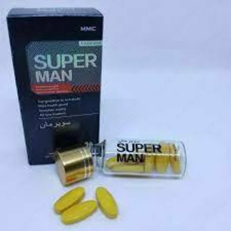 Superman Супермен (10 таблеток) для потенции мужчин купить в Ташкенте