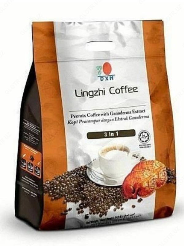 Растворимый кофе 1 Pack DXN Lingzhi Coffee 3 in 1 Ganoderma Reishi Instant Classic Cafe Express