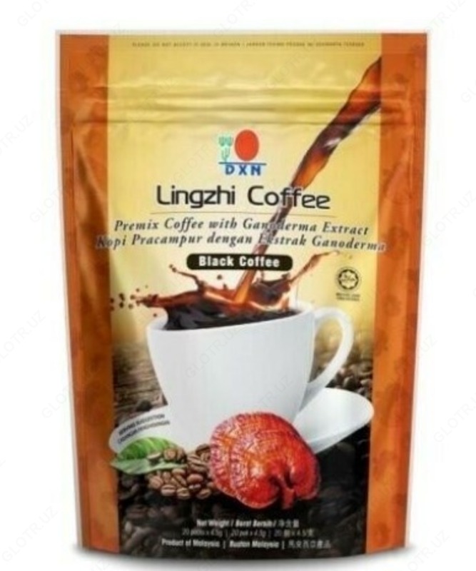 Растворимый кофе 4 Packs DXN Lingzhi Black Coffee Ganoderma Reishi Instant Classic Cafe Express