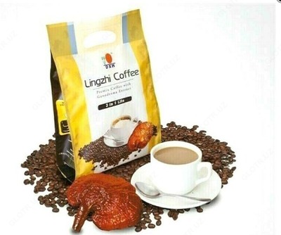 Растворимый кофе 1 Pack DXN Lingzhi Coffee 3 in 1 LITE Ganoderma Reishi Instant Cafe Express