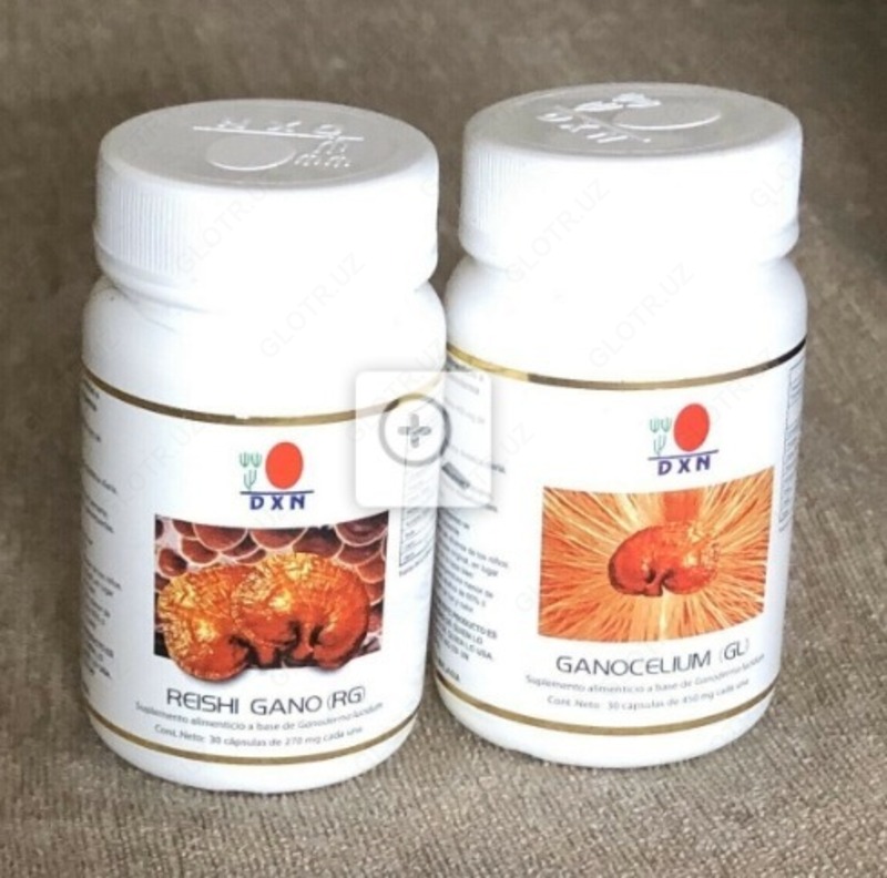  Растительный препарат DXN Reishi Gano RG 30 + Ganocelium GL 30 Capsules Ganoderma Lingzhi Immune Boost - 