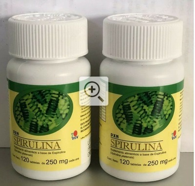 Растительный препарат 2 x DXN Spirulina 120 Tablets Healthy Organic Ganoderma Supplement EXPRESS