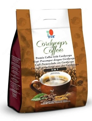 Растворимый кофе 2 Packs DXN Cordyceps Coffee 3 in 1 Cordyceps Sinensis Instant Cafe Express