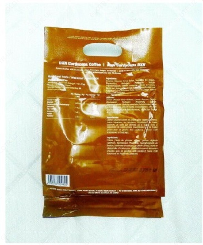  Кофе или заменитель кофе ( US EXPRESS SHIPPING ) 1 PACK DXN CORDYCEPS COFFEE 3 IN 1 GANODERMA 20 SACHETS - 