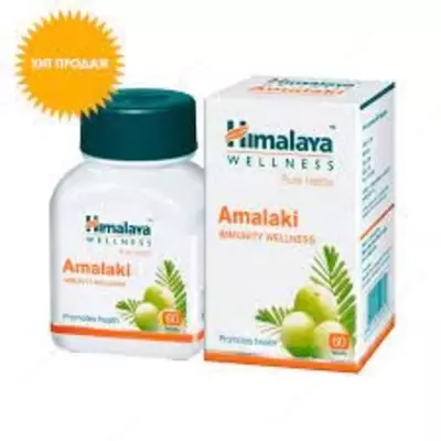 Антиоксидант Амла (Амалаки) Хималая, Amalaki Himalaya, 60 таблеток