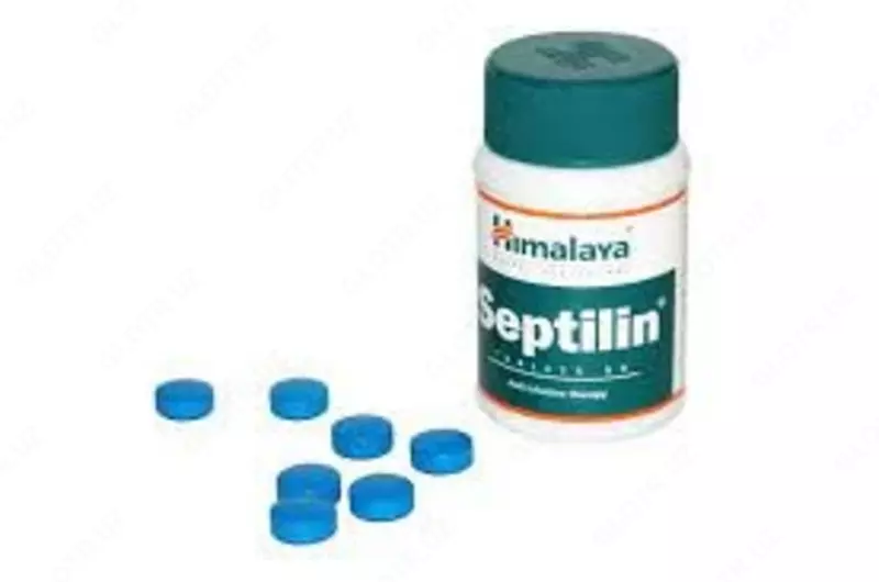  Септилин Гималая (Septilin Himalaya) природный антибиотик  иммуномодулятор 60 таб Очищение организма от Хималая купить в Ташкенте - 