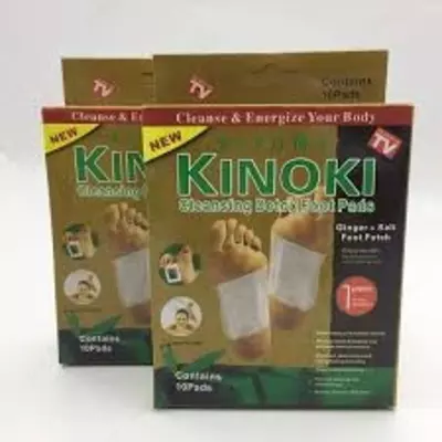Детоксикационный пластырь для стоп Kinoki Cleansing Detox Foot Pads Детокс патчи для ног 10 шт. в Ташкенте